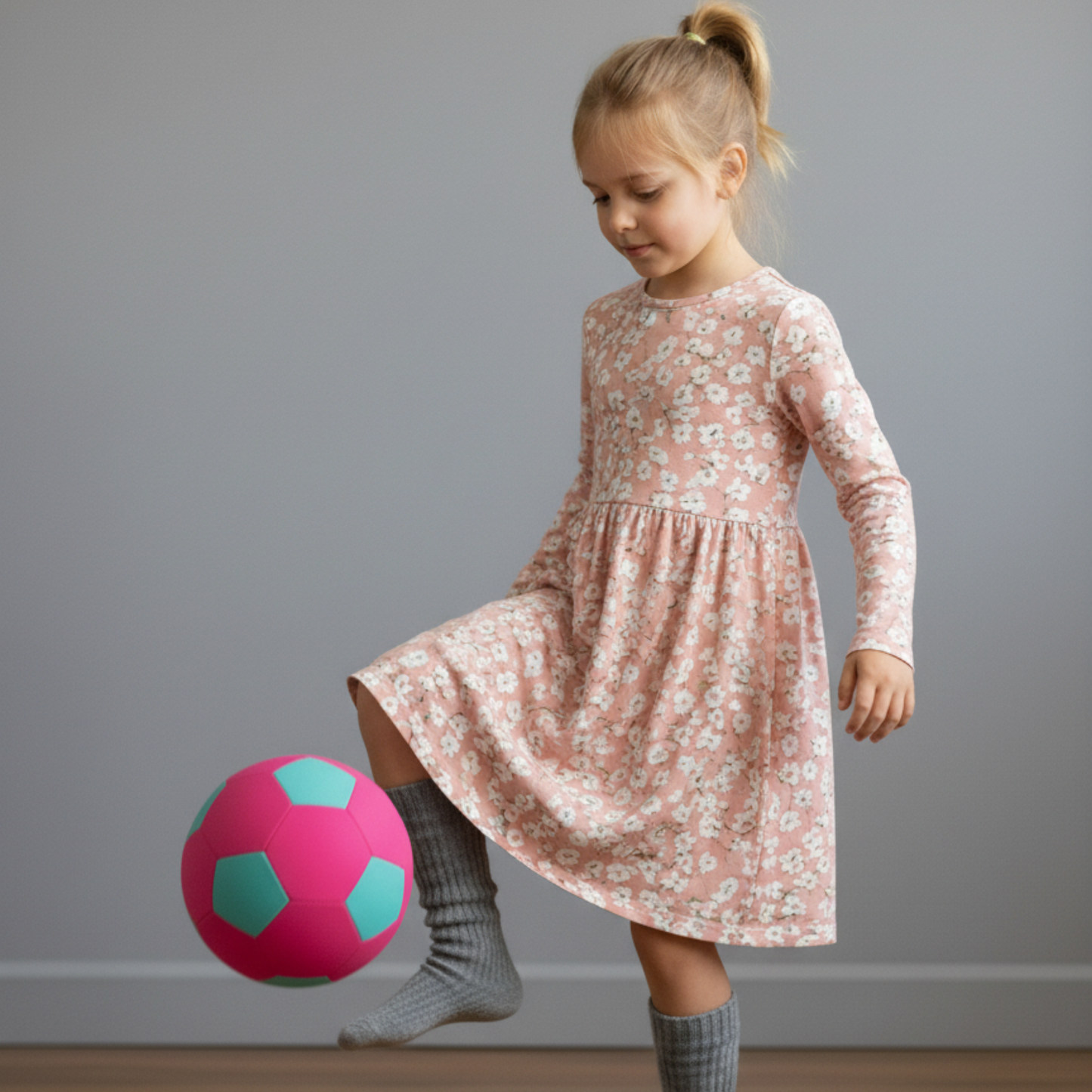 The Pink House Ball - The Original Soft and Safe Soccer Ball Size 4