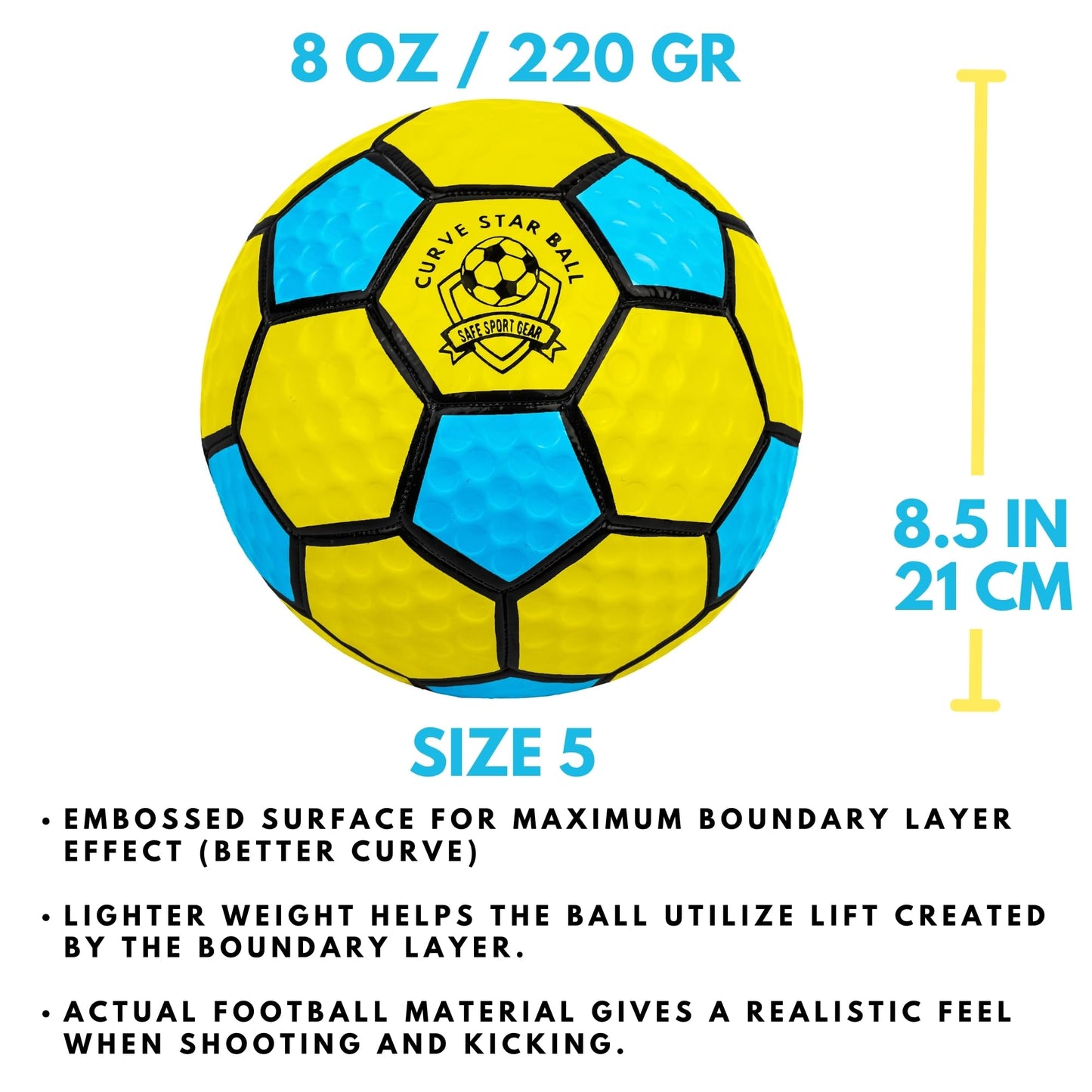 Curve Star Swerve Soccer Ball
