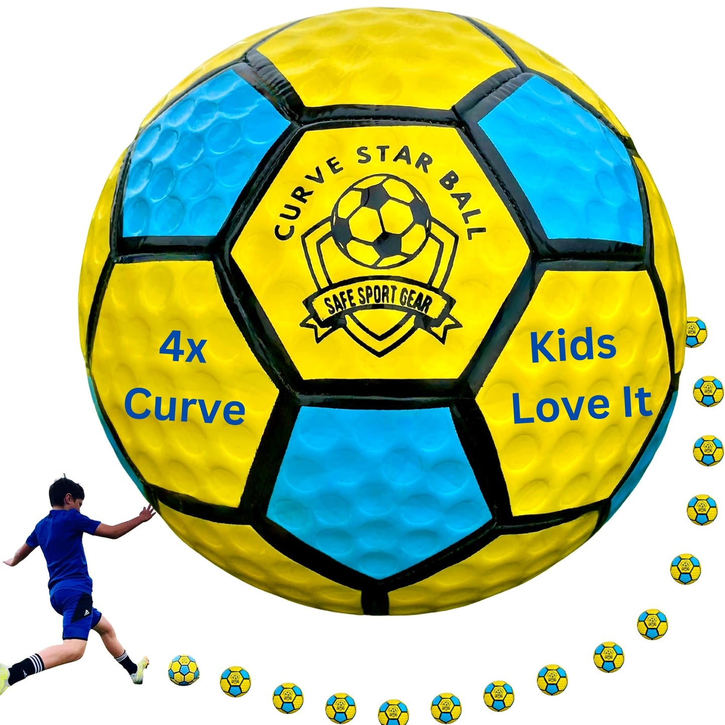 Curve Star Swerve Soccer Ball