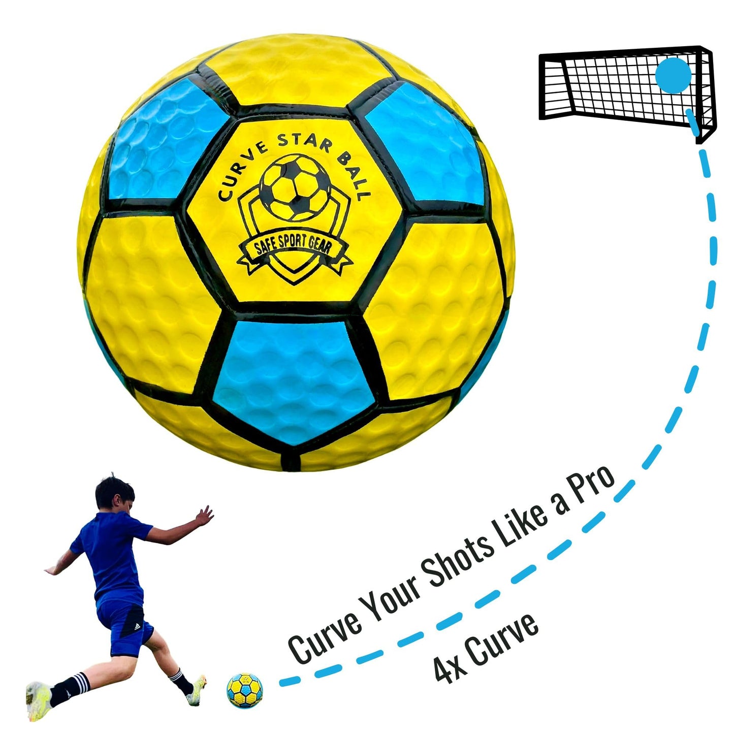 Curve Star Swerve Soccer Ball