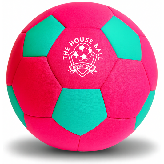 The Pink House Ball - The Original Soft and Safe Soccer Ball Size 4