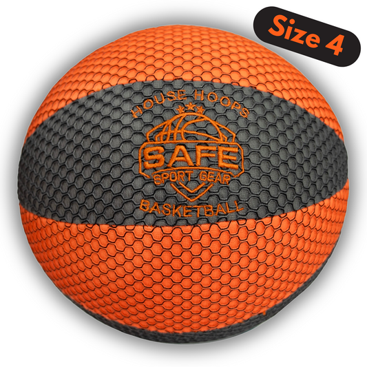 HouseHoops Basketball - Size 4 - Soft Indoor Basketball with Realistic Feel and Bounce