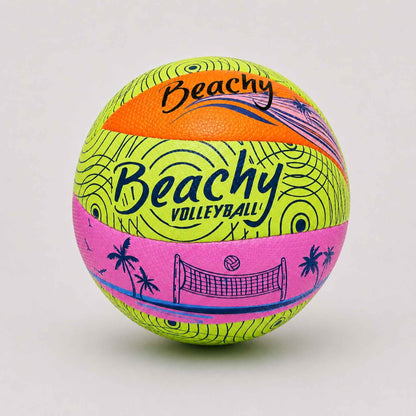 Front view of Beachy Volleyball on a light gray background