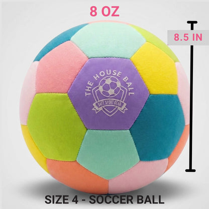House Ball - EE with Safe Sport Gear logo, size and weight indicators on a white background