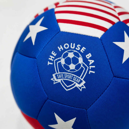 House Ball - USA close-up view with Safe Sport Gear logo on a white background
